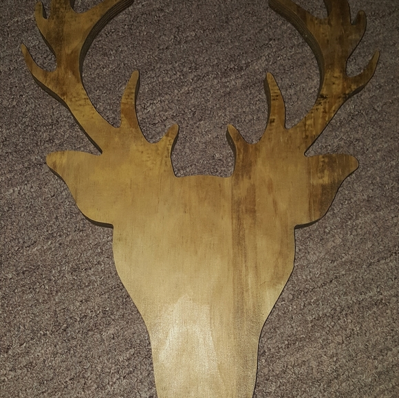 Deer Wooden Hanging Decor - Picture 2 of 3